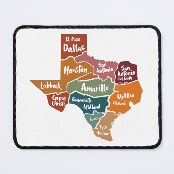 Item preview, Retro Texas map designed and sold by JIGUWORLD.