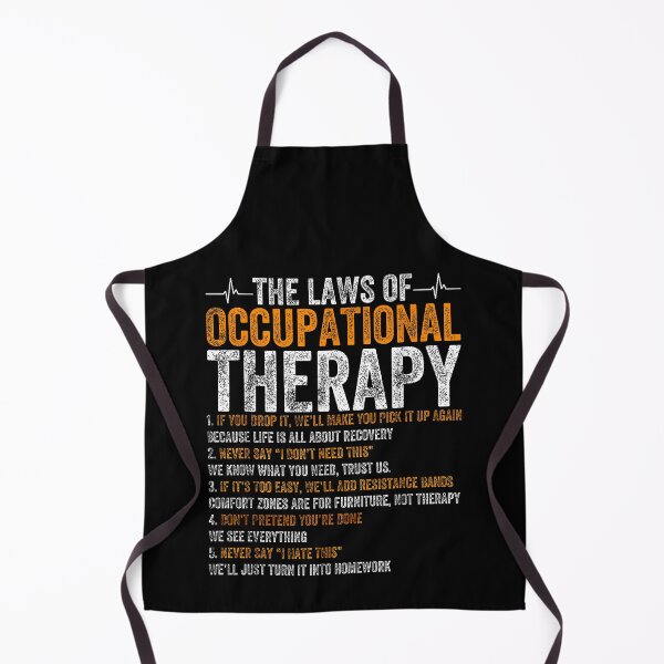 Item preview, The Laws Of Occupational Therapy Funny Rehab Gift designed and sold by MerchDeviant.