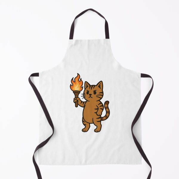 Item preview, Torch Cat – Fierce and Fiery! designed and sold by luckyyouth.