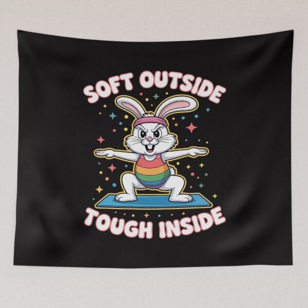 Item preview, Fitness Bunny Gym Lover Cute Workout Motivation Rabbit designed and sold by berniceschm.