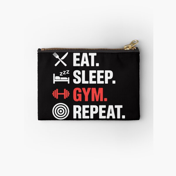 Item preview, Fitness Bodybuilding Eat Sleep Gym Repeat Workout Gym designed and sold by berniceschm.