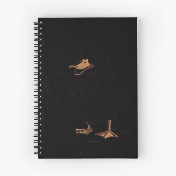 Item preview, Everything Hurts And I'm Tired Fitness Duck Workout designed and sold by berniceschm.