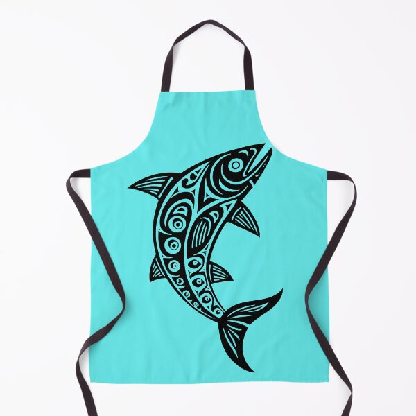 Item preview, Salmon - Pacific Northwest Tribal Totem Animal designed and sold by YuckyCat.