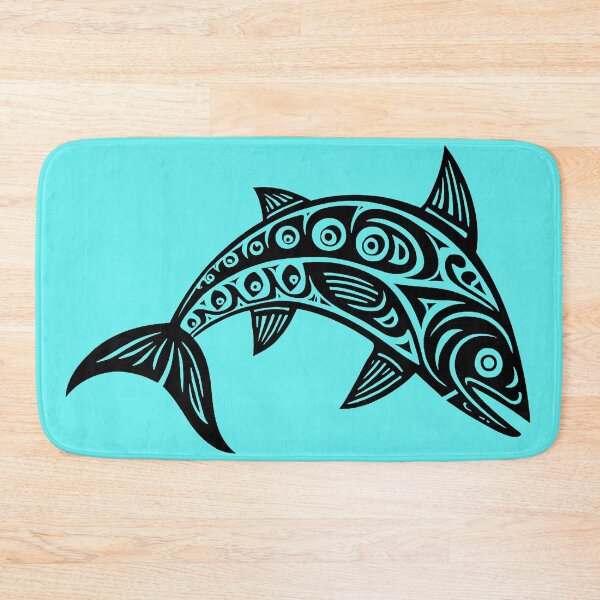 Item preview, Salmon - Pacific Northwest Tribal Totem Animal  designed and sold by YuckyCat.