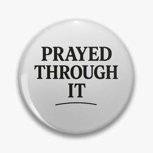 Item preview, Prayed Through It – Black History Month Faith Typography designed and sold by The Melanic.