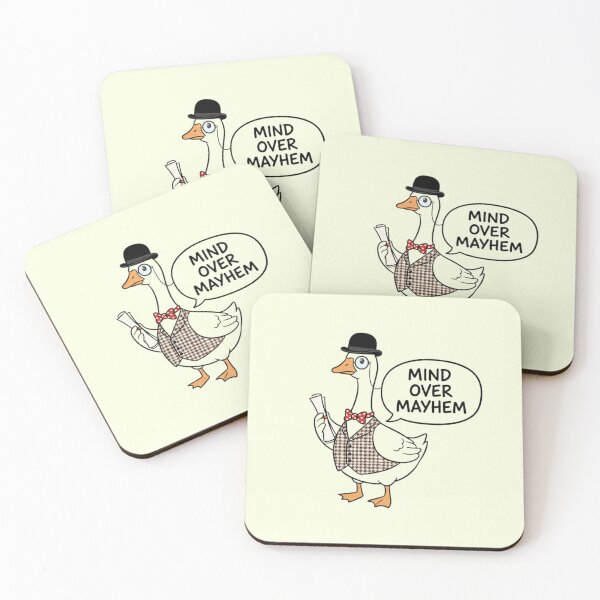 Item preview, Mind Over Mayhem - Sophisticated Academic Goose Sticker designed and sold by Williams Anderson.