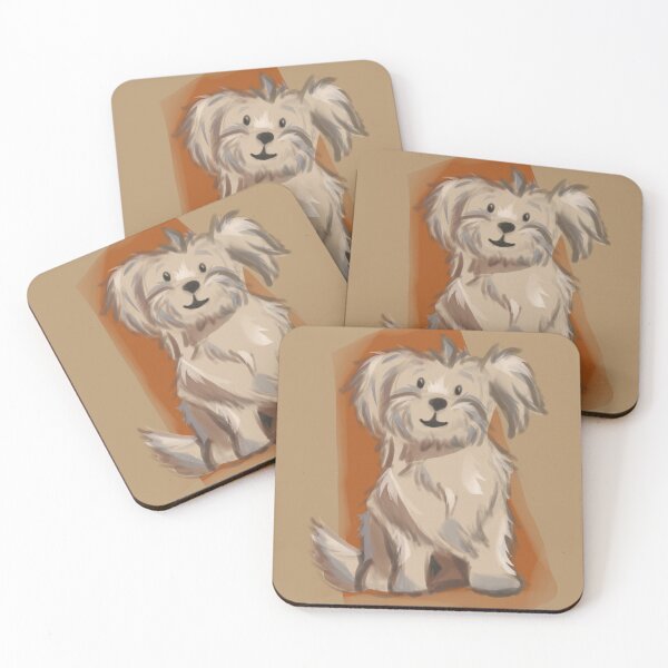 Item preview, White Maltese Dog is happy to see you designed and sold by arrowofthyme.