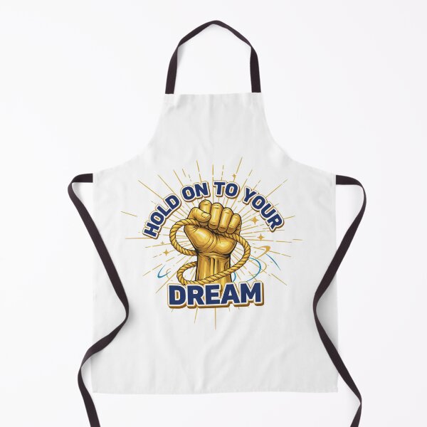 Item preview, Hold On To Your Dream - Retro Golden Fist Motivational Quote designed and sold by Latikshop.