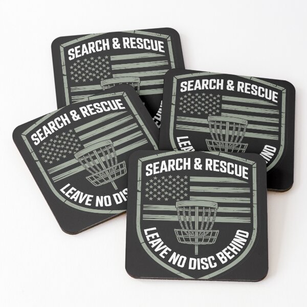 Item preview, Disc Golf Search & Rescue Leave No Disc Behind Green designed and sold by sonlylya.