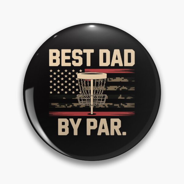 Item preview, Disc Golf Frisbee Best Dad Par Camo US flag Golfer designed and sold by sonlylya.