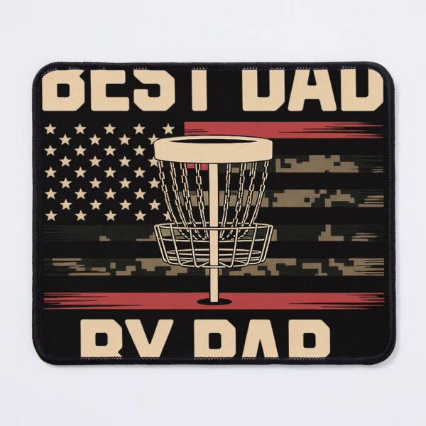 Item preview, Disc Golf Frisbee Best Dad Par Camo US flag Golfer designed and sold by sonlylya.
