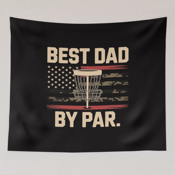 Item preview, Disc Golf Frisbee Best Dad Par Camo US flag Golfer designed and sold by sonlylya.