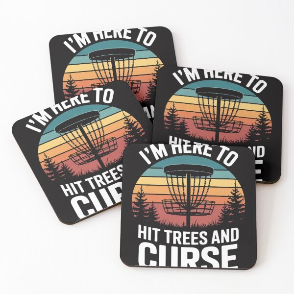 Item preview, Disc Golf  Hit Trees and Curse Disc Golf Gift designed and sold by sonlylya.