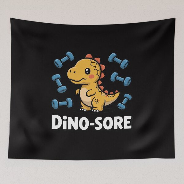 Item preview, Dinosaur Workout Gym Fitness Lifting, Cute Dino Sore designed and sold by sonlylya.