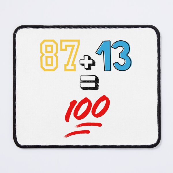 Item preview, Keep It One Hundred (87+13 =100) designed and sold by piscesmoon22.