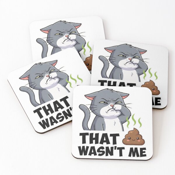 Item preview, That Wasn't Me Funny Cat Poop Denial Humor designed and sold by Quillway.