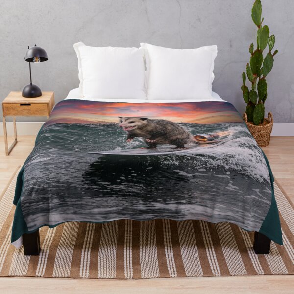 Item preview, Possum on His Jet Surfboard designed and sold by Tridentulus.