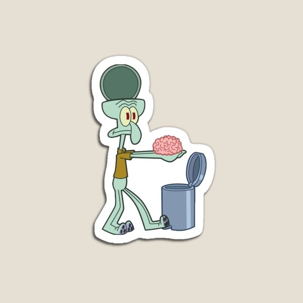 Item preview, Brainless Squidward   designed and sold by flwairaaa.