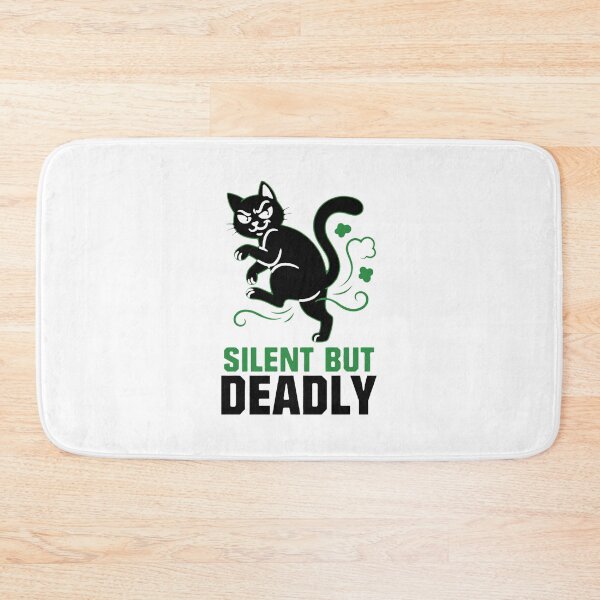 Item preview, Silent But Deadly Funny Sneaky Cat Poop Humor designed and sold by Quillway.