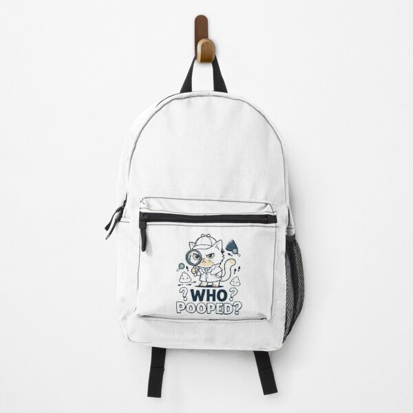 Item preview, Who Pooped Funny Cat Detective Mystery Humor designed and sold by Quillway.