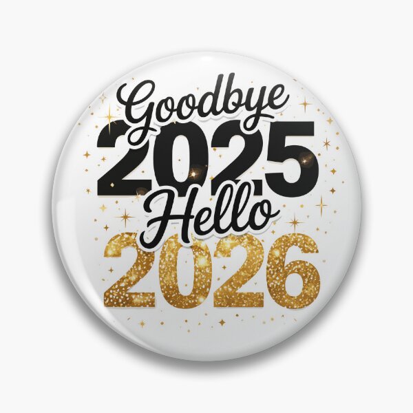 Item preview, Goodbye 2025 Hello 2026 Shirt – Happy New Year Gold Glitter Typography T-Shirt designed and sold by OreoStudio.