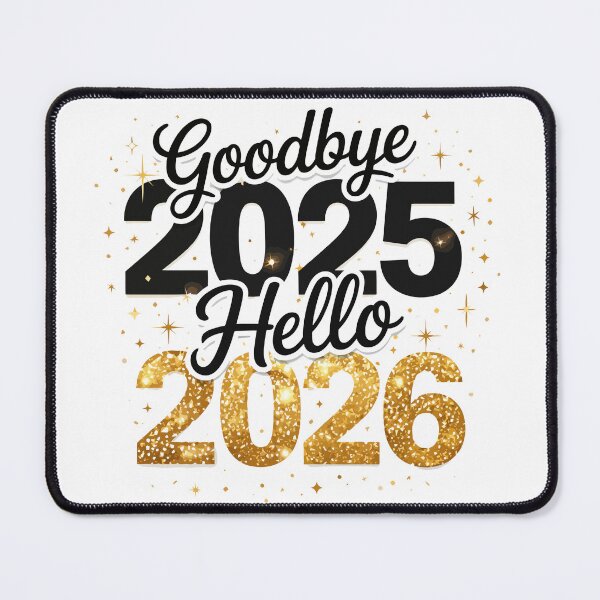 Item preview, Goodbye 2025 Hello 2026 Shirt – Happy New Year Gold Glitter Typography T-Shirt designed and sold by OreoStudio.