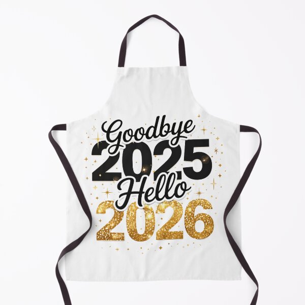 Item preview, Goodbye 2025 Hello 2026 Shirt – Happy New Year Gold Glitter Typography T-Shirt designed and sold by OreoStudio.