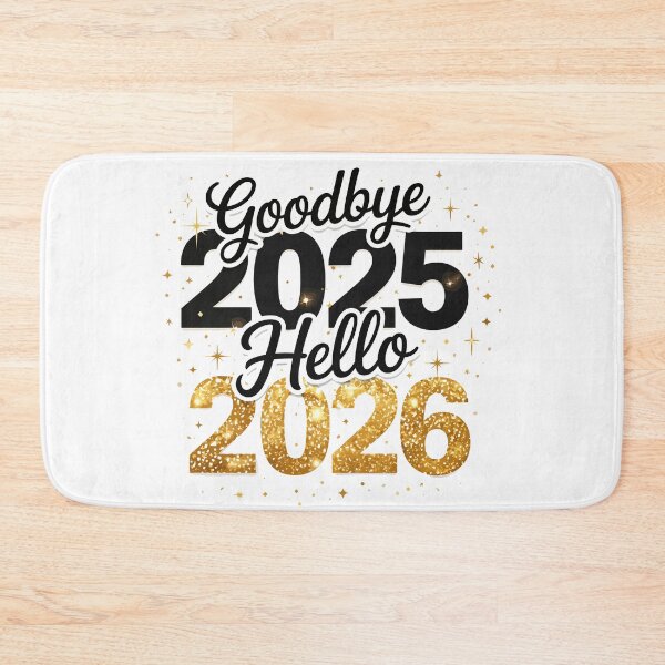 Item preview, Goodbye 2025 Hello 2026 Shirt – Happy New Year Gold Glitter Typography T-Shirt designed and sold by OreoStudio.