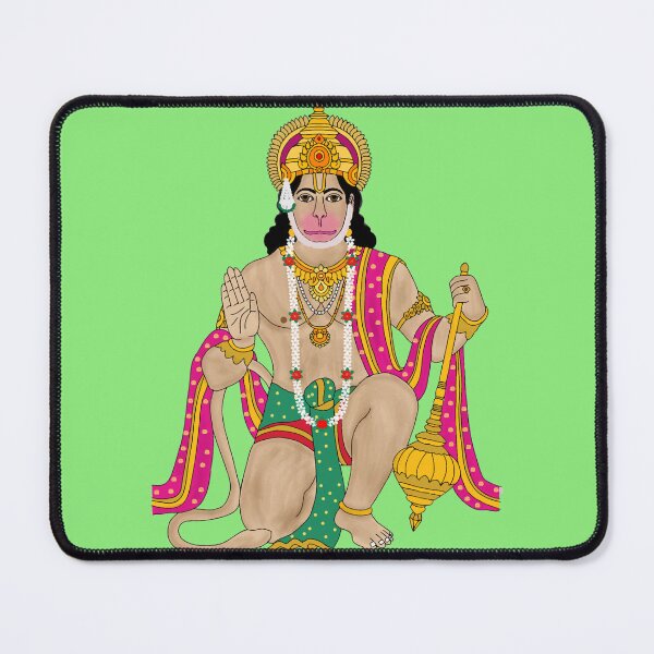 Item preview, Lord Hanuman Design – Powerful Hindu Monkey God Artwork designed and sold by Harshit_Digital_Arts.