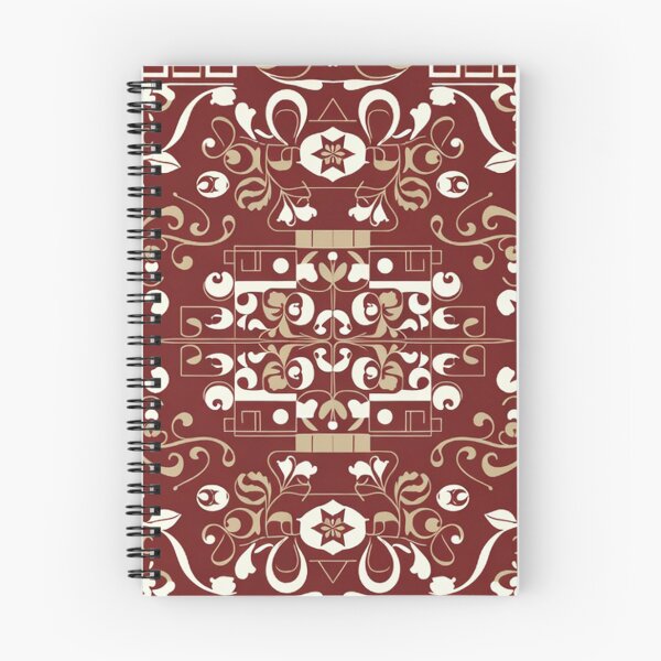 Item preview, Ornate Red Floral Damask Pattern designed and sold by SassyArtistry.
