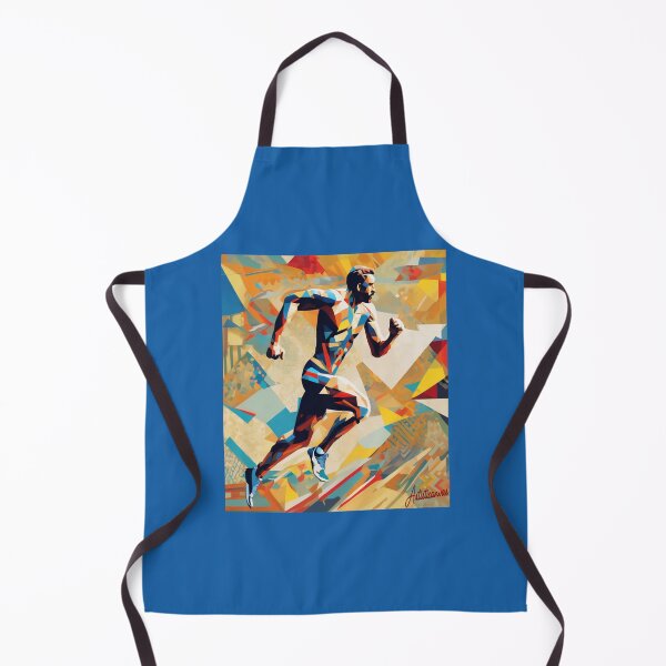 Item preview, "Dynamic Athlete: Abstract Geometric Motion" designed and sold by Artisticanvas.