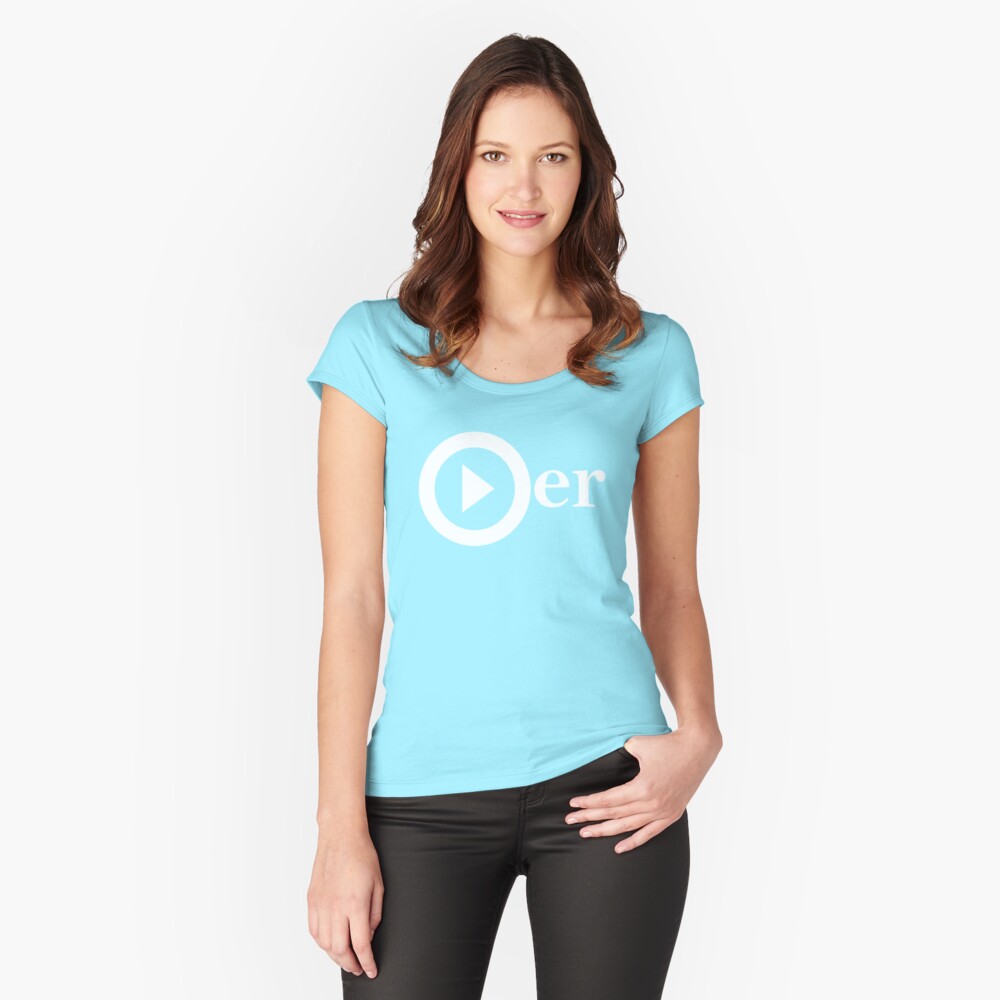 Item preview, Fitted Scoop T-Shirt designed and sold by lilyquotes.