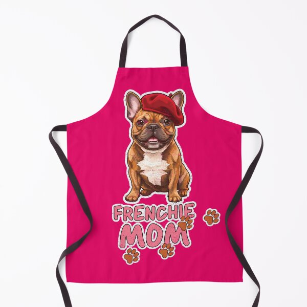 Artikelvorschau, Französische Bulldoggen-Mama – Süße Französische Bulldoggen-Liebhaberin mit Pariser Baskenmütze entworfen und verkauft von FrancophileFun.