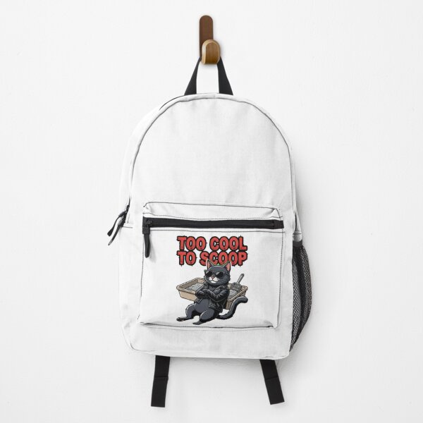 Item preview, Too Cool To Scoop Funny Rebel Cat Attitud designed and sold by Quillway.
