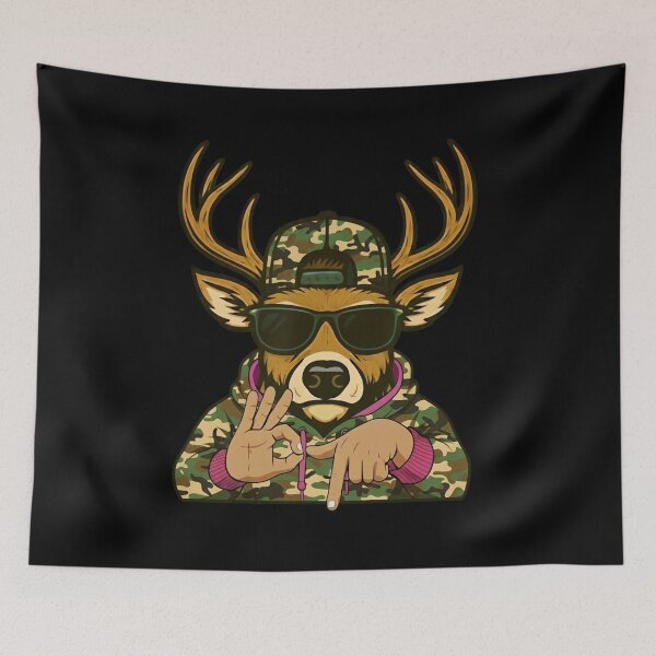 Item preview, Cool Camo Deer Streetwear Design designed and sold by LashondaGreen89.