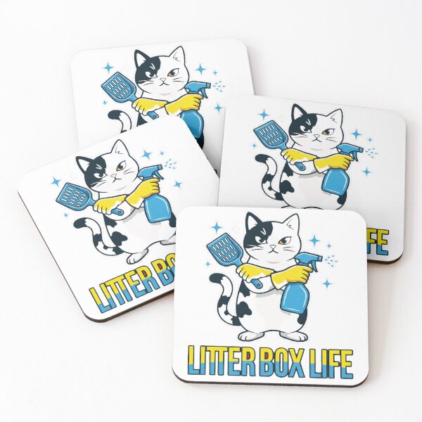 Item preview,  Litter Box Life Funny Cat Parent Cleaning Humor designed and sold by Quillway.