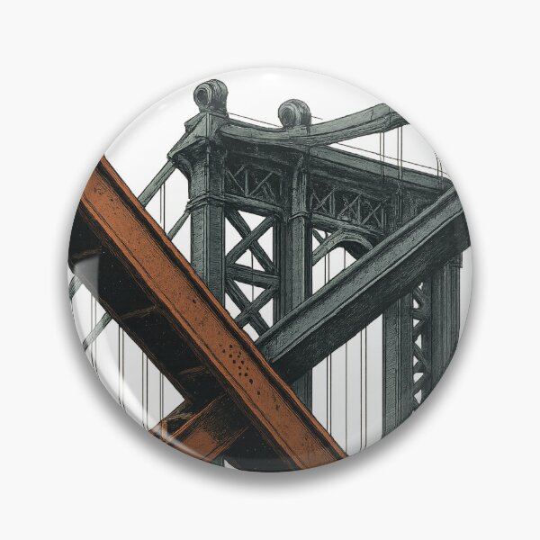 Item preview, Oblique Bridges – New York Structure Urban geometry collection designed and sold by Unurban.
