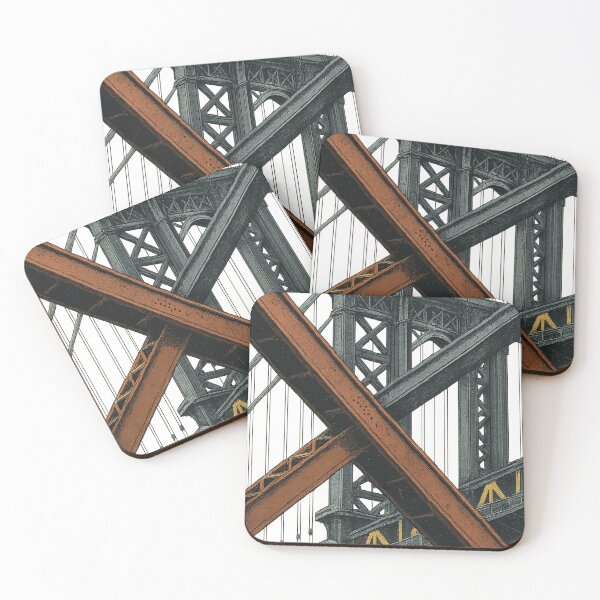Item preview, Oblique Bridges – New York Structure Urban geometry collection designed and sold by Unurban.