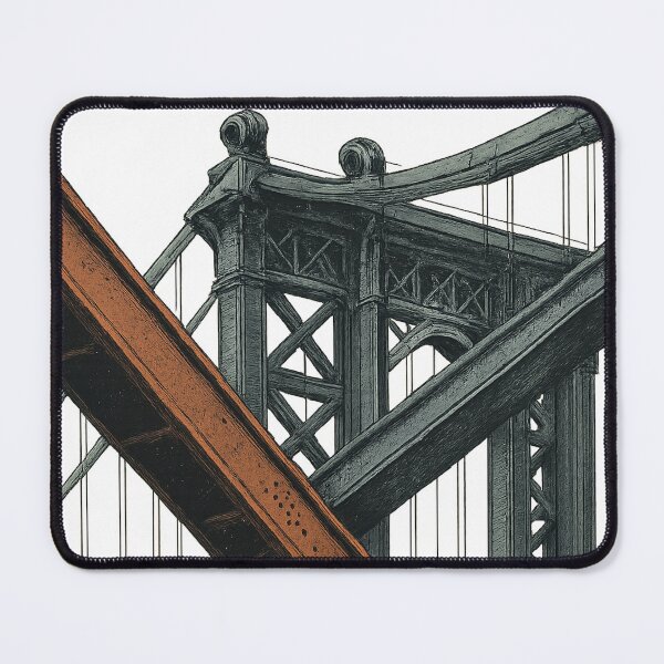 Item preview, Oblique Bridges – New York Structure Urban geometry collection designed and sold by Unurban.