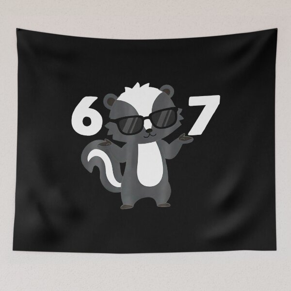Item preview, Cool Skunk 67 Birthday T-Shirt designed and sold by LashondaGreen89.