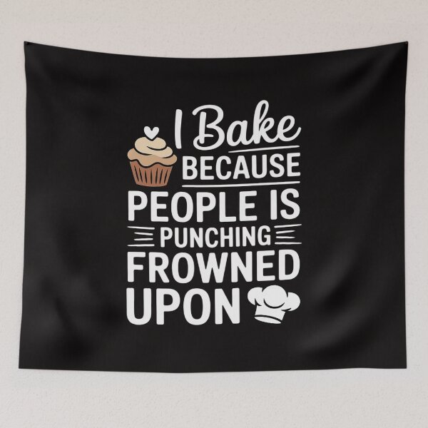 Item preview, Baking Lover Punching People - Baker & Cupcake designed and sold by banbopbii.