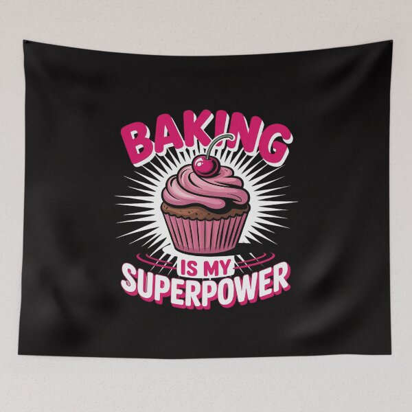 Item preview, Baking Is My Superpower Delicious Cupcake Baker designed and sold by banbopbii.