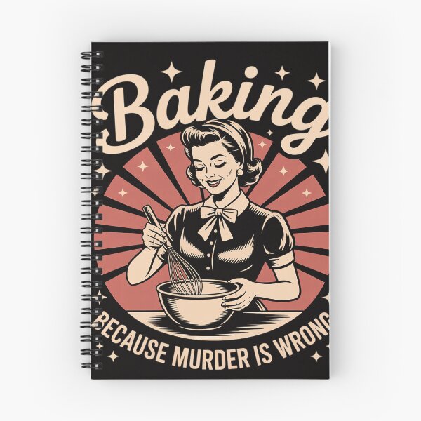 Item preview, Baking Because Murder Is Wrong designed and sold by banbopbii.