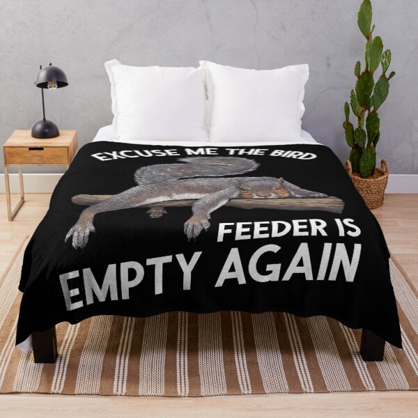 Item preview, Funny Squirrel Bird Feeder Meme designed and sold by TinaMDedrick.