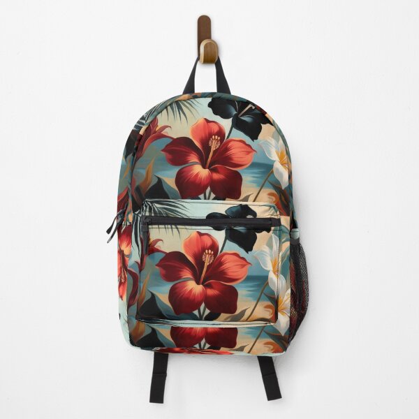 Artikelvorschau, Tropische Hibiskusblüten, Palmenblätter entworfen und verkauft von SassyArtistry.
