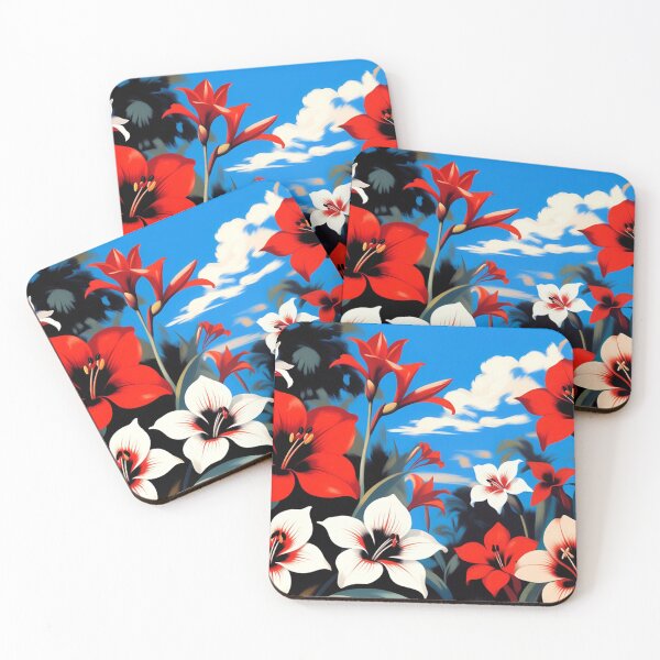 Item preview, Tropical Hibiscus Flowers Sky designed and sold by SassyArtistry.