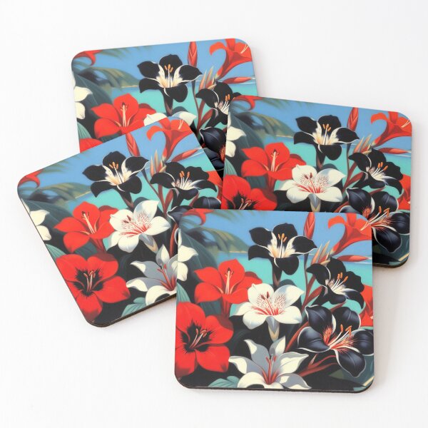 Item preview, Tropical Hibiscus Flowers Ocean Coast designed and sold by SassyArtistry.