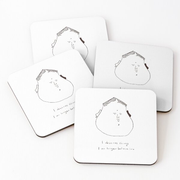 Item preview, Quiet Observation — Introspective Line Drawing Design designed and sold by ODDSPARK.