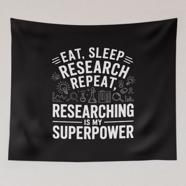 Item preview, Academics Researcher Gift, Eat Sleep Research Repeat designed and sold by banbopbii.