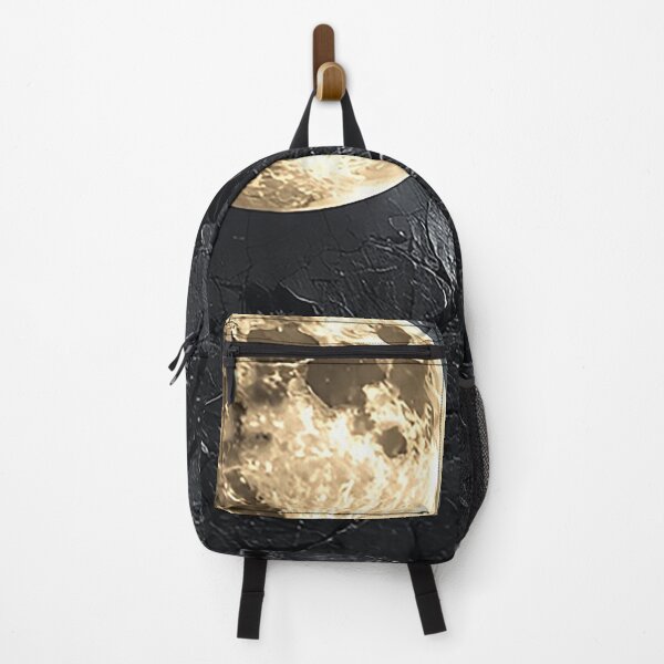 Item preview, Glowing Full Moon on Dark Cracked Stone – Dark Fantasy Minimal Aesthetic designed and sold by Impact-Art.